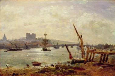 Rochester Cathedral and Castle, c.1820-30